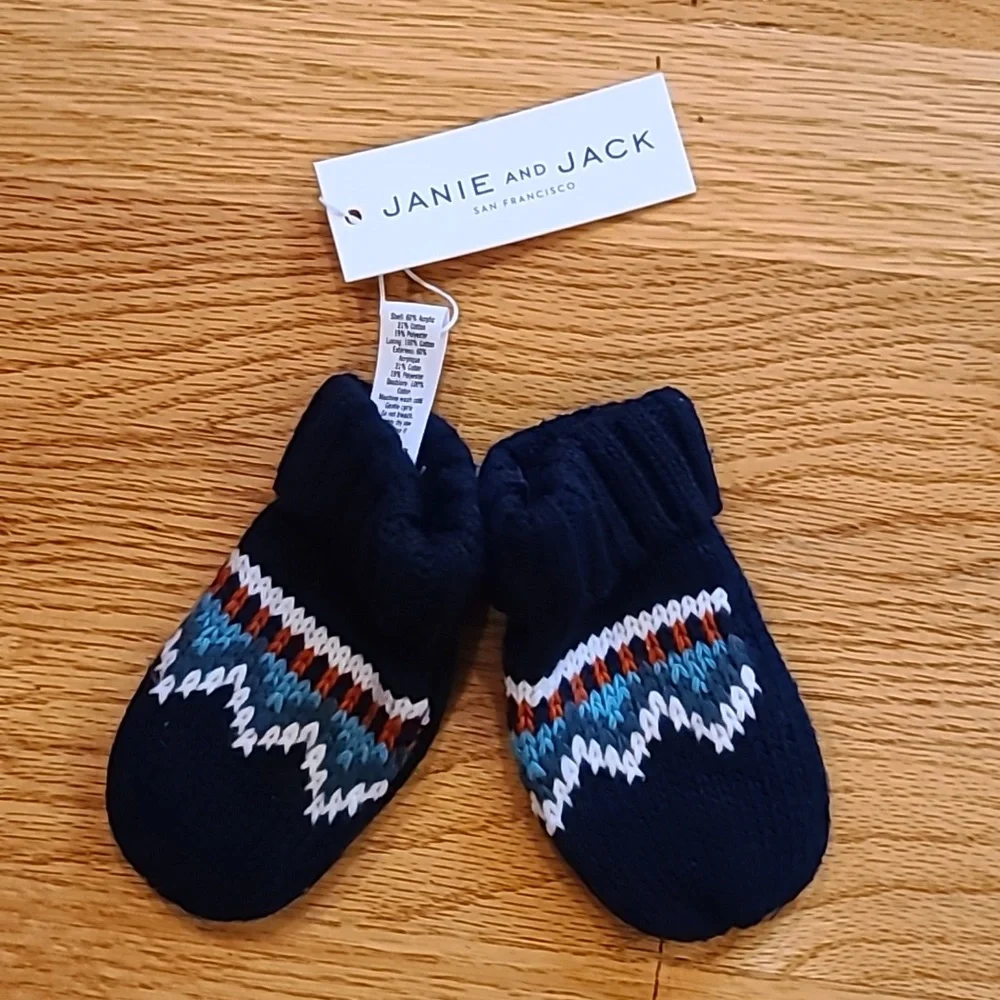 Janie & Jack Fair Isle Mittens